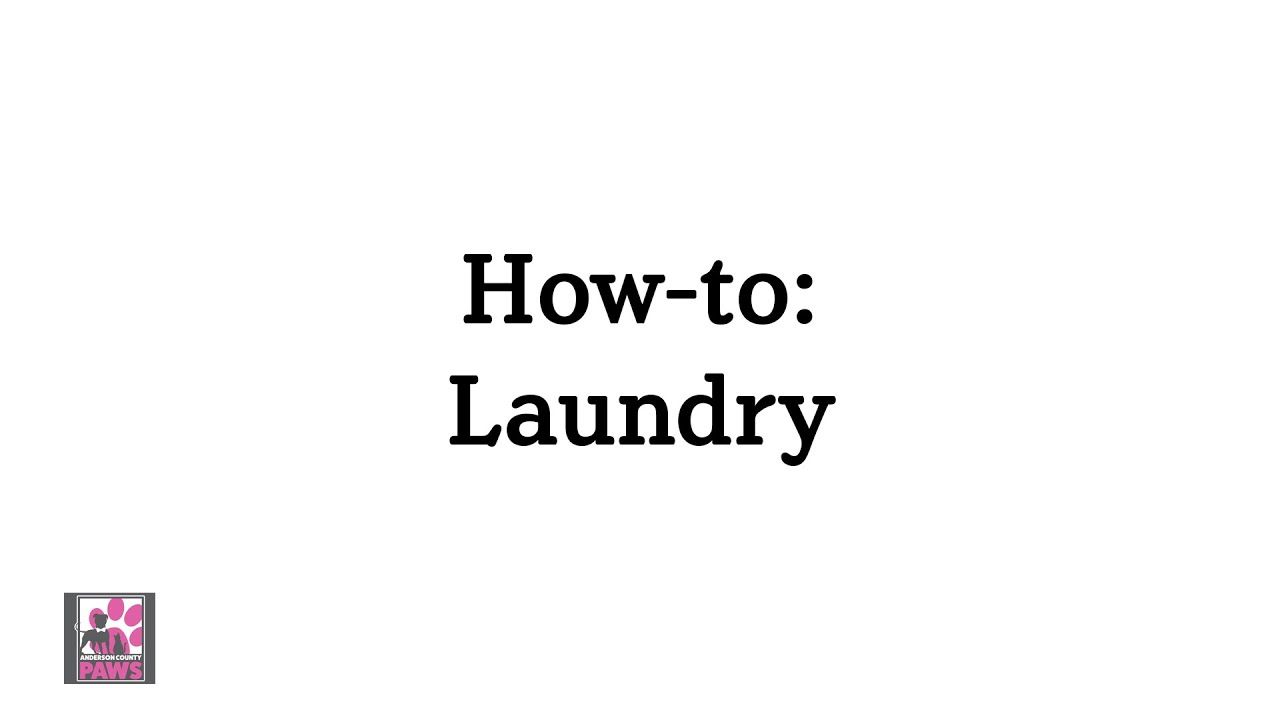 Howto Laundry YouTube