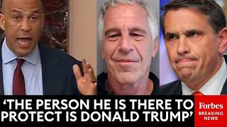 BREAKING: Cory Booker Unleashes On Todd Blanche Over Handling Of Epstein Case As Nomination Stalls