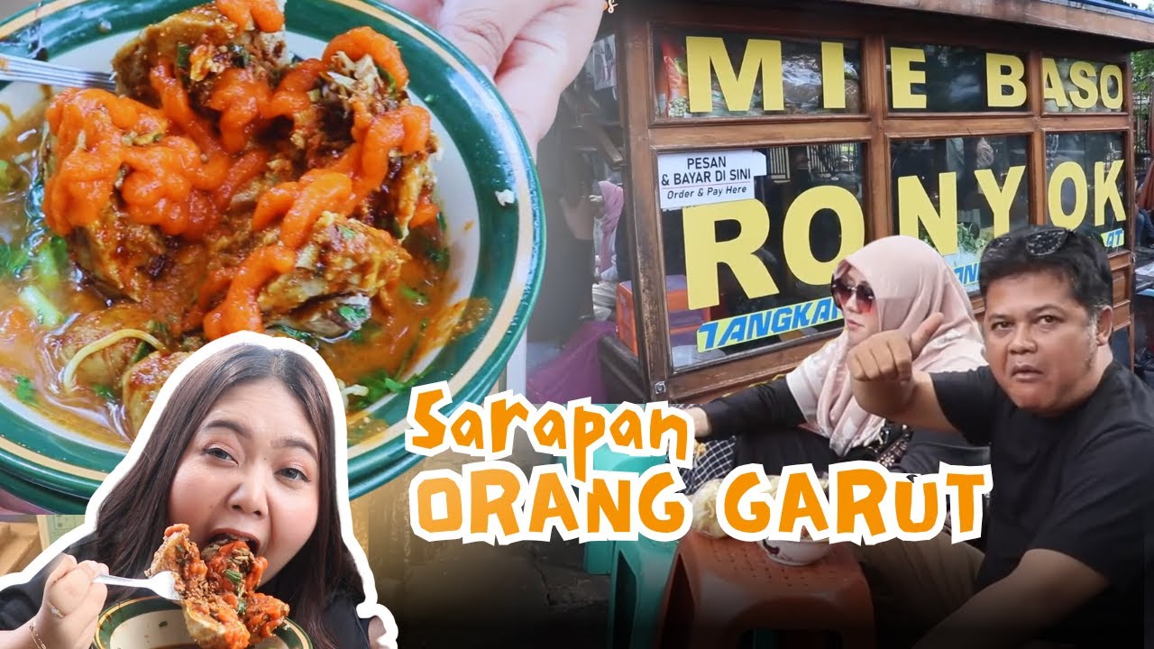 SARAPAN MIE BASO RONYOK GARUT 🔥🔥🔥 - #safirakus