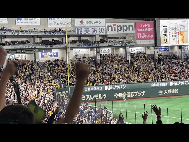 2022/04/01 東京ドーム (巨人－阪神) 9回表 & 試合終了直後の様子