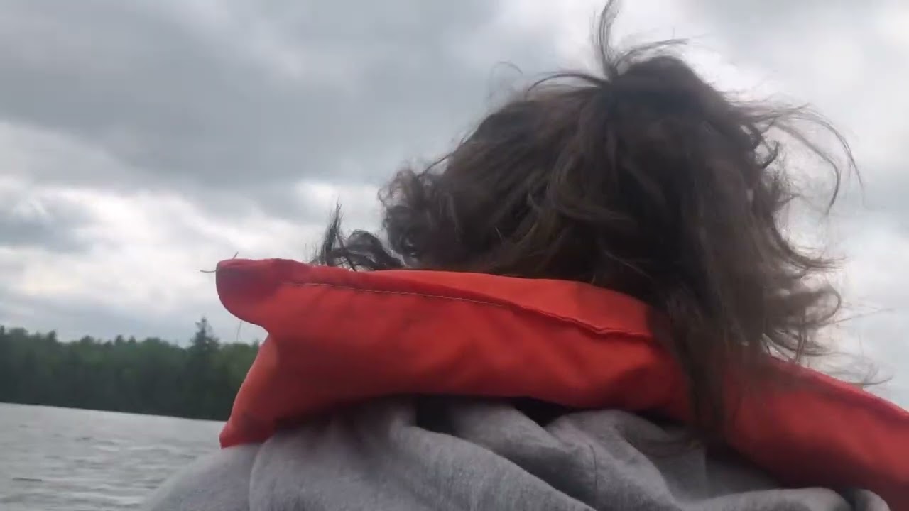messing about in a boat on the lake
