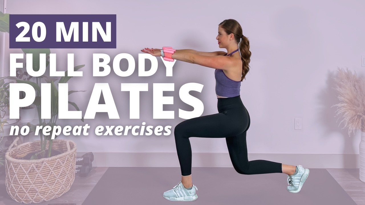 20 МИН. ПИЛАТЕС | Тренировка пилатеса на коврике для всего тела (для начинающих)
