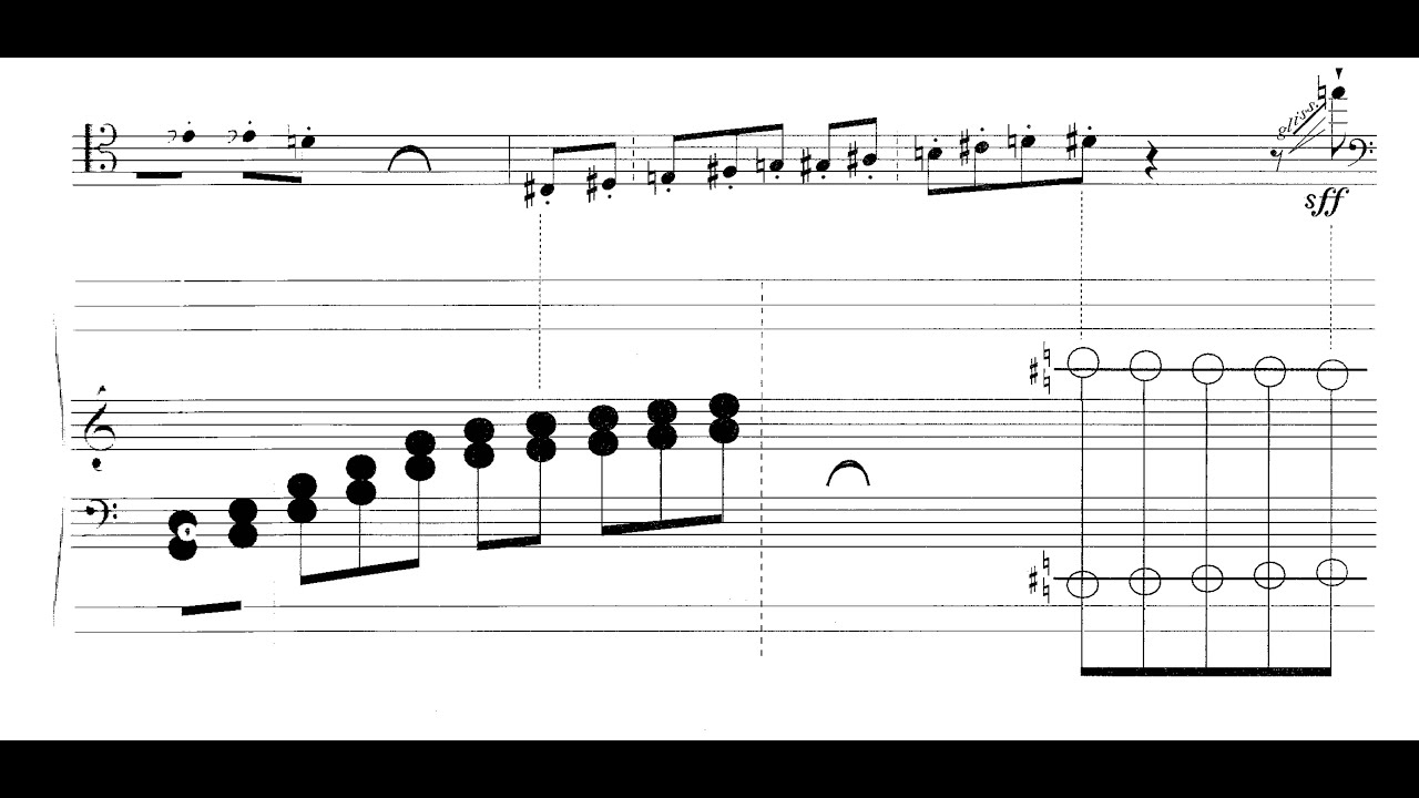 György Kurtág - Six Pieces for Trombone and Piano (1999) [Score-Video]