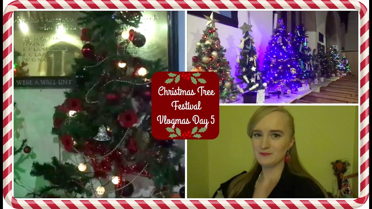 CHRISTMAS TREE FESTIVAL | VLOGMAS DAY 5 | MoreRetroBombshell - YouTube