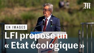 Université d'été de LFI : Jean-Luc Mélenchon présente son programme pour un « Etat écologique »