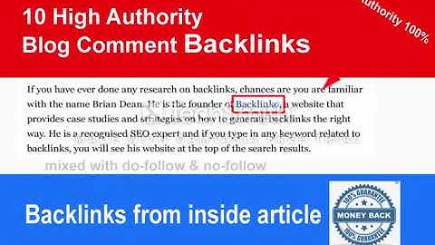 seo blog comments backlinks
