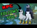 New npcs follow you around on feather family