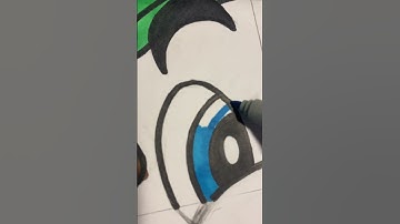 Drawing Luigi in 4 different styles (Normal, re-upload) #art #ohuhumarkers #mario #luigi