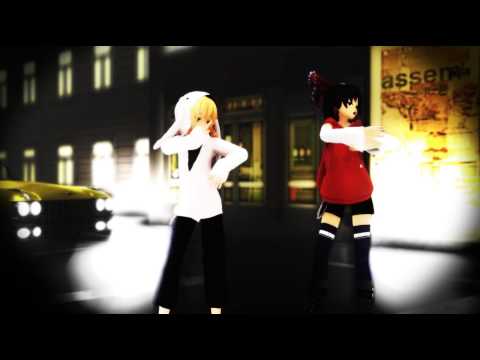 テスト動画_パーカーな霊夢と魔理沙のドーナツホール