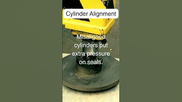 Hydraulic Cylinder Alignment #hydraulic #viralvideo #shorts
