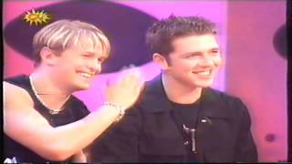 Westlife present SMTV with Cat Deeley - 7th August 1999 - Part 1 of 3