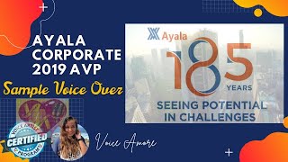 AVP Voice Over Sample for CVAP: AYALA CORPORATE 2019 | Voice Amore