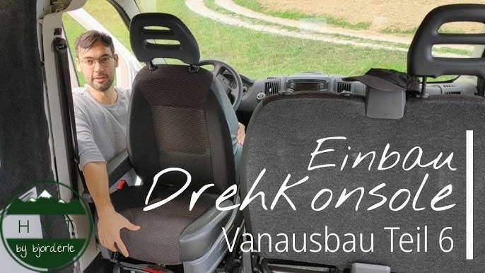 DREHKONSOLE UND EINZELSITZ EINBAUEN  #4 FIAT DUCATO CAMPER AUSBAU 