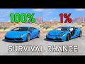 Realistic Survival Chance Crashes #1 | BeamNG.drive
