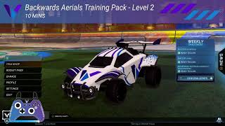 Rocket League Drill: Backwards Aerials Training Pack Level 2