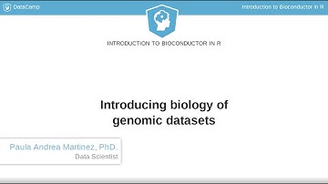 R Tutorial: Introducing biology of genomic datasets