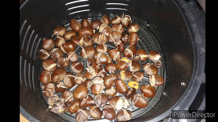 Castagne con la friggitrice ad aria Uten XXL digitale