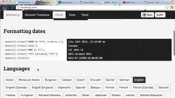 Moment.js Overview
