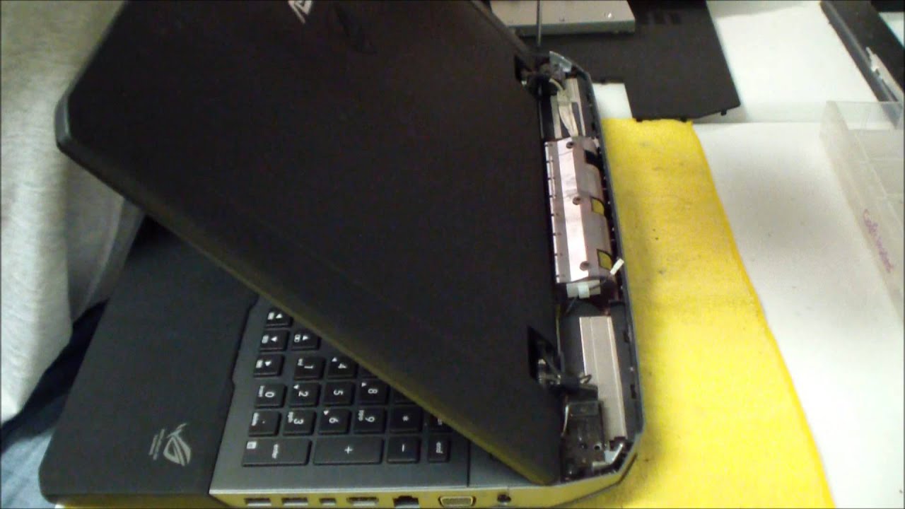 Asus G75VW AC DC Power Jack Repair YouTube