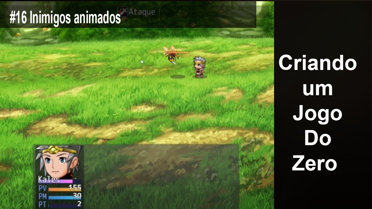 #16 Criando um jogo do zero no Rpg Maker MZ: Inimigos animados na tela ...