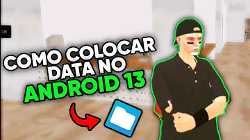 COMO COLOCAR DATA NO ANDROID 13 - ATUALIZADO (PASSO A PASSO)