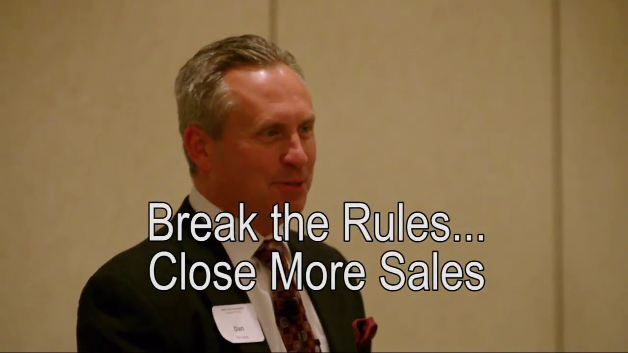 Sales Break The Rules, Sales Training Kansas City Dan Stalp