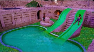 121Days Building The Most Amazing Underground Water Slide Temple Swimming Pool by Primitive Tool 90,139 views 1 month ago 26 minutes