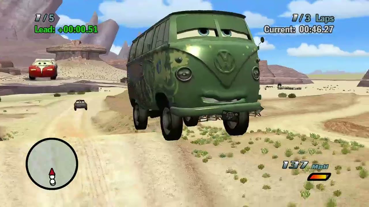 Jeu Cars Quatre Roues Sur Xbox 360 - PAL, Complet, Bon état