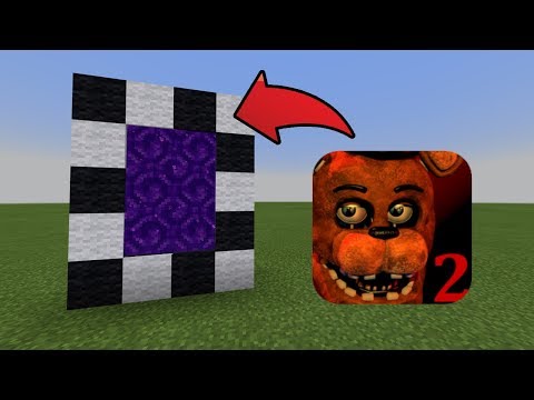 Minecraft : How To Make a Portal to the Five Nights At Freddy's 2 Dimension