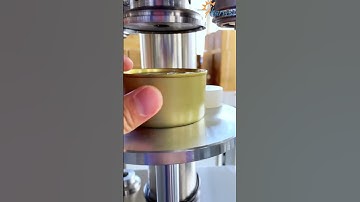 #Semi automatic easy open lid #seaming machine, small #tin can sealing machine, #can seamer #machine