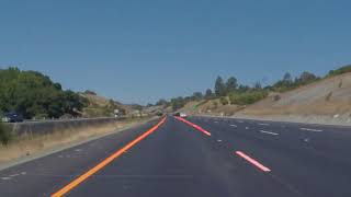 Udacity self-driving Project 1 Finding Lane Lines video 1