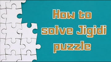 How to solve Jigidi puzzle | Geocaching Hack