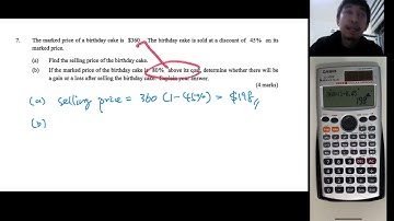 HKCEE 2011 Paper 1 Q7 Selling problem