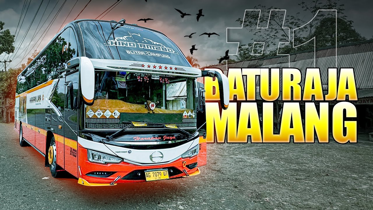 #1 RUTE TERBARU SEKALIGUS TERJAUH | Trip Baturaja-Malang Bersama Bus MS04