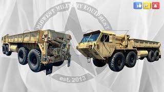 1991 M985 Oshkosh Hemtt 8X8 Truck With Material Handling Crane