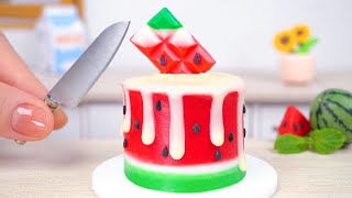 fresh miniature watermelon cake decorating coolest miniature cake recipe for summer tiny cakes