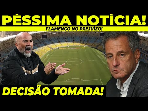 Péssima notícia para o Flamengo, se isso acontecer, poderá ser um problema