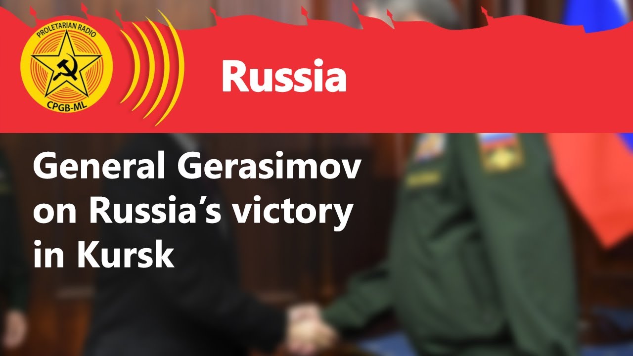General Gerasimov on Russia’s victory in Kursk