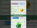 Calendrier mensuel dynamique avec Excel