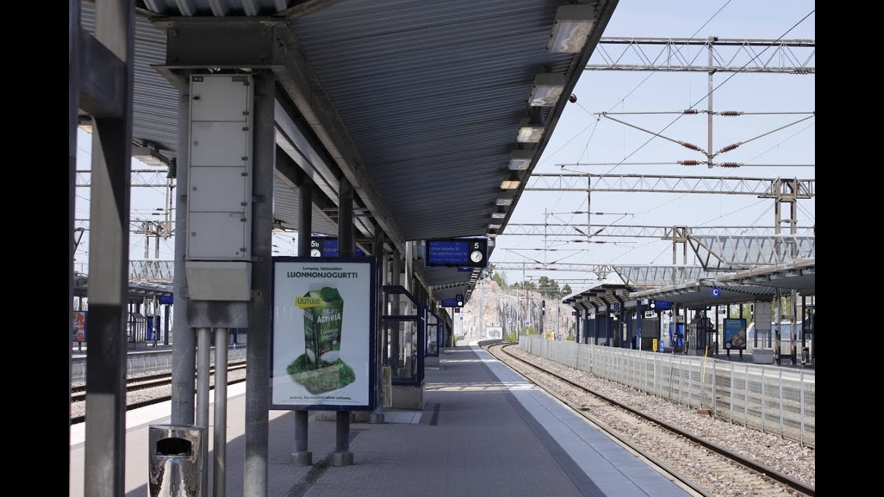 Exceptional traffic at Oulunkylä and Pasila stations 18.5.2014 [FullHD/50fps]