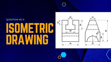 Isometric Drawing | Tutorial  | Question no 5 | #ioe  #PU #kU #drawingtutorial
