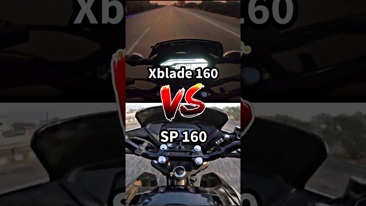 Xblade 160 VS SP 160 Top speed Comparision 