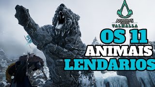 LOCALIZAÇÃO DE TODOS ANIMAIS LENDARIOS EM ASSASSINS CREED VALHALLA ( PASSO A PASSO)