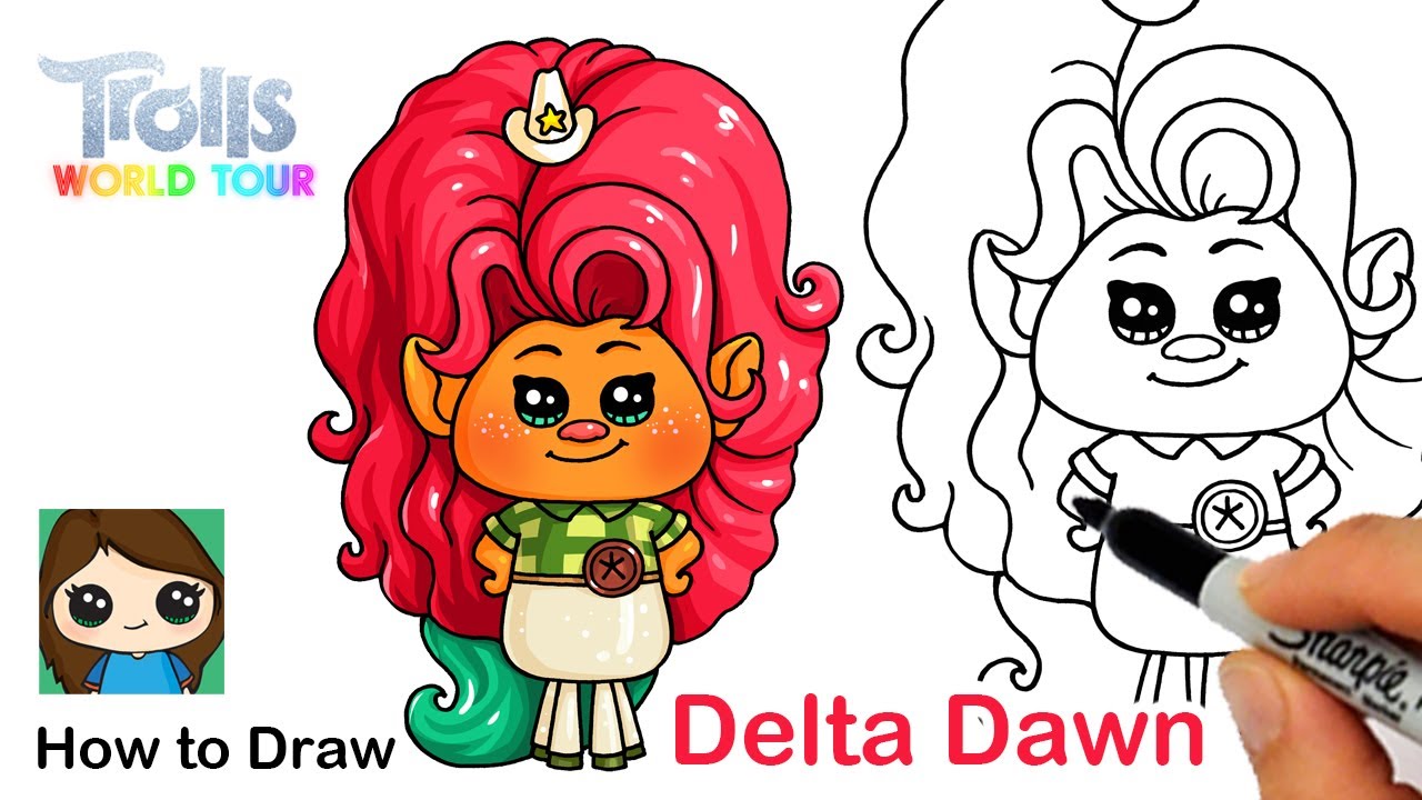 trolls world tour delta dawn fanart