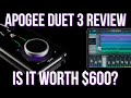 Apogee Duet 3 Review! 🔥 or 🗑? iOS Ready? Worth $600? Your questions answered!