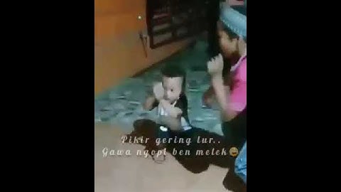 JOGET LUCU anak kecil Entah apa yang merasukimu #storywa