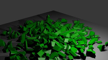 Falling Block Animation - Blender