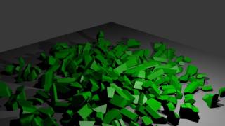 Falling Block Animation - Blender