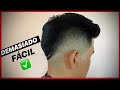 MID FADE EN V ✅ ( COMO HACER UN DESVANECIDO FACIL ) TUTORIAL DE BARBERIA PARA PRINCIPIANTES