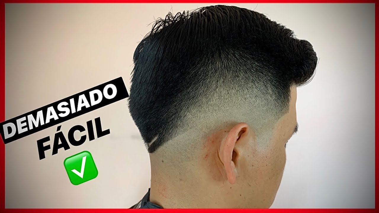 Mid Fade En V Como Hacer Un Desvanecido Facil Tutorial De Barberia Para Principiantes Youtube